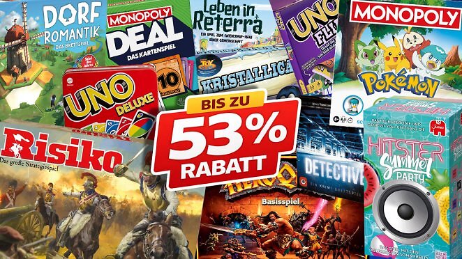 Bis zu 53 % Rabatt auf Karten- und Brettspiele im befristeten Amazon-Sale sparen