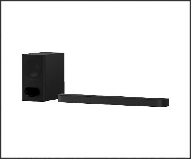 SONY BRAVIA Theatre Bar 6 mit Subwoofer, 3.1.2 Kanal Surround Sound, Up-Firing-Lautsprecher, Dolby Atmos, DTS:X, AI Voice Zoom 3 (über BRAVIA TV), Soundbar, Schwarz