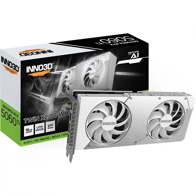 Inno3D Geforce RTX 5060 Ti Twin X2 OC White 16 GB (inkl. 007 First Light gratis)