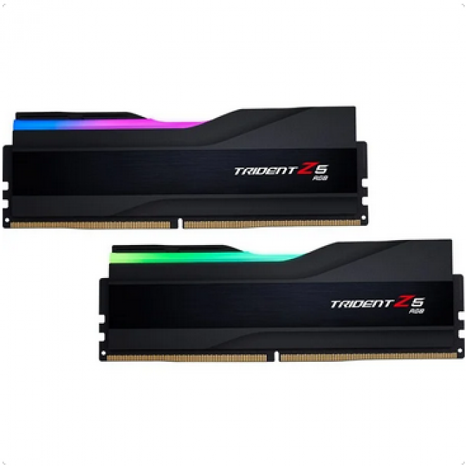 G.Skill Trident Z5 RGB F5-6000J3040G32GX2-TZ5RK, 2× 32 GiByte, DDR5-6000, 30-40-40-96, 1,40 Volt
