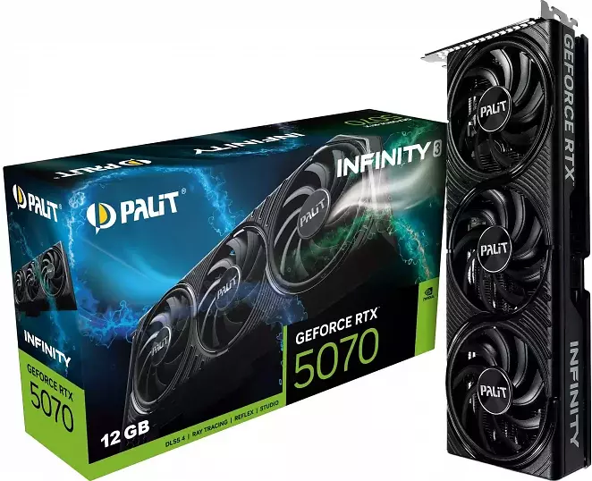 Palit GeForce RTX 5070 Infinity 3, 12GB GDDR7, HDMI, 3x DP