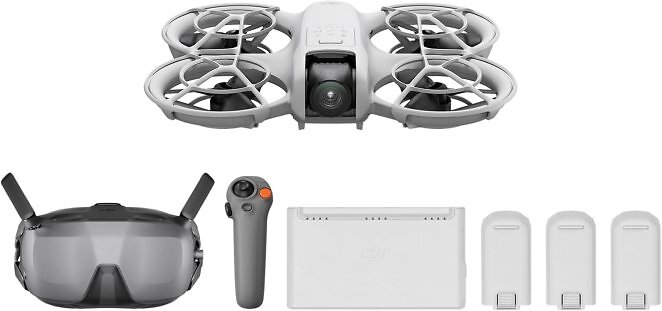 DJI Neo Motion Fly More Combo - Mini Drohne mit Kamera 4K UHD Für Erwachsene, 135g, Follow-Me, Handstart, Motivverfolgung