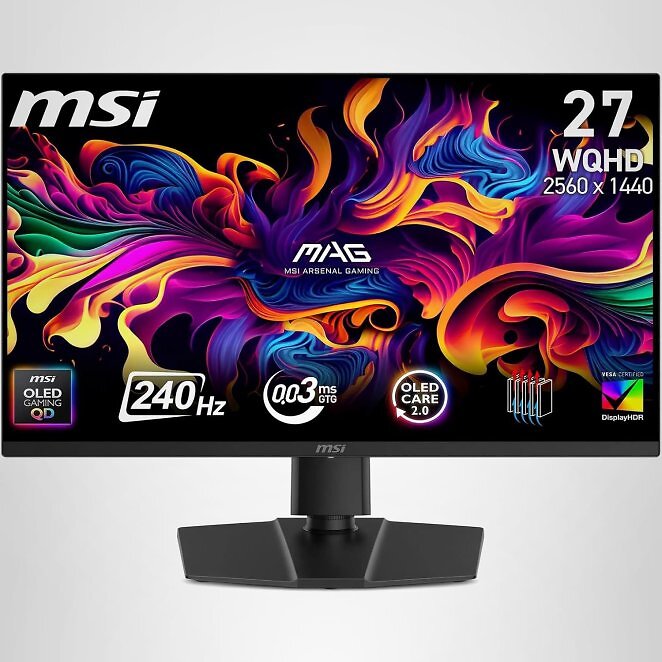 MSI MAG 273QP QD-OLED X24 26,5-Zoll-WQHD-Gaming-Monitor