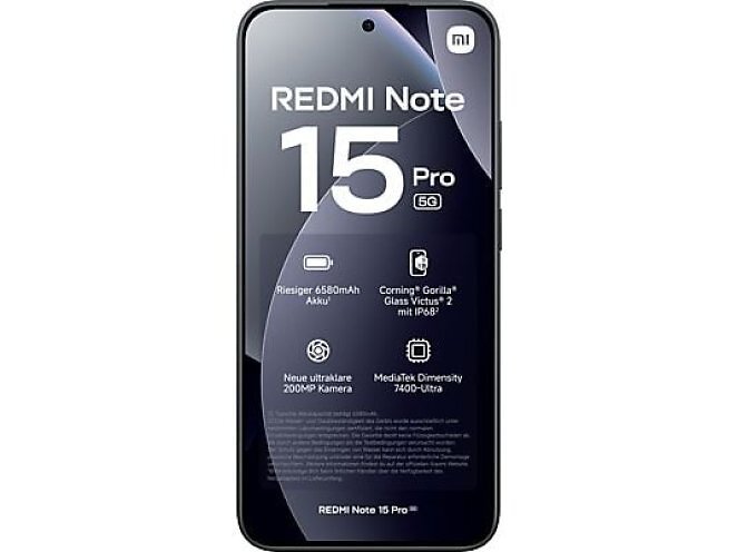 Xiaomi Redmi Note 15 Pro 5G 256 GB Black