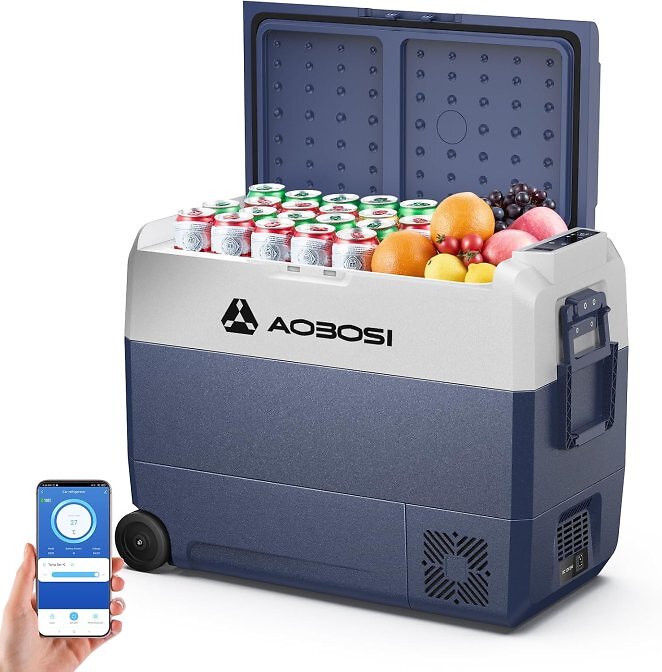 AAOBOSI Kompressor Kühlbox 60 L