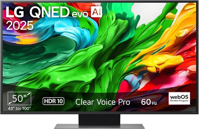 LG 50QNED86A6C TV 50 Zoll (127 cm) 4K QNED evo AI TV