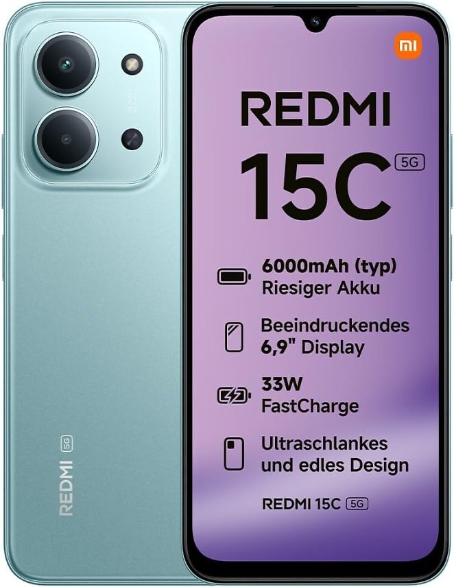 Xiaomi Redmi 15C 5G Smartphone 4+256GB