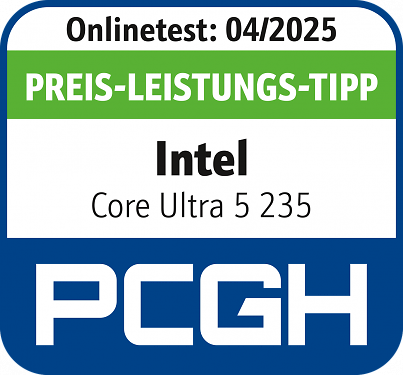 Intel Core Ultra 5 235 P/L-Award - 2025/04/PCGH_Onlineaward_2504_Intel-pcgh.png