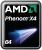 <strong>Phenom X4</strong>: AMD benennt seine Phenoms nun wieder mit X3 und X4, um die Anzahl der Kerne herauszustellen.