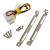 <strong>Scythe Kaze Jyu Slim:</strong> Neben zwei Befestigungsschienen liegt auch ein 3-zu-4-Pin-Adapter dem Lierfumfang bei (Bild: Scythe)
