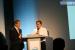 Links sehen Sie Hannes Schwaderer von Intel und rechts Dr. Mario Theissen von BMW.