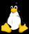 Tux soll laut Torvalds ein vollgefressener und mit der Welt zufriedener Pinguin sein.