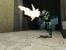Das Visier vom Masterchief reflektiert im ersten Halo-Teil.