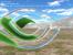 <strong>Nvidia Physx</strong>: Fluid-Techdemo - Interaktion simulierter Flüssigkeit mit festen Körpern in einem geschlossenen Raum