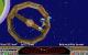 Frontier: Elite 2, 1993 - Jetzt in bunt und erkennbaren Gegenständen, die im Weltall treiben. Das Brett waren aber die 100,000,000,000 Planeten und Monde.