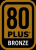 Beide Netzteile haben das 80 Plus Zertifikat erhalten.