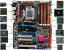 Onbordkomponenten im Überblick. Linke Reihe unter anderem: TurboV Chip für Spannungseinstellungen, Via-Firewire Controller, 2 Marvell Lan Chips, Winbond-Speicher für Express Gate. Rechte Reihe: EPU, X58 & Ich10, NEC USB-Hub für ingesamt 14 USB-Ports (Bild: Chiphell.com)