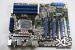 Ohne Kühler gut zu sehen: X58-Northbridge, NF200-PCI-E-Switch und ICH10-Southbridge (Bild: Xfastest.com)