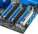Asus P6T6 WS Revolution: Die drei blauen Slots werden mit 16 PCI-Express-2.0-Lanes angesprochen. (Bild: Asus)