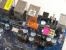 Asrock N7AD-SLI: Um E-SATA zu nutzen, müssen Sie die beiden orangefarbenen internen SATA-Anschlüsse per SATA-Kabel miteinander verbinden.