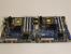 Asus Rampage II Gene, Sockel 1366 (links) und Asus Maximums II Gene, Sockel 775 (1)