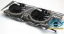 Der bekannte "Twin Frozr"-Kühler wird bei der GTX 275 Lightning nicht mehr vollständig unter einer grauen Platte versteckt.