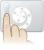 Chiral Rotate:
Touch the left vertical zone as shown and then slide your finger CW or CCW for rotating an item, such as a photo.