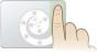 Chiral Scrolling:
Touch the vertical scroll zone as shown and then slide your finger CW or CCW to scroll continuously. Convenient for scrolling a long document.