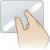 Two Fingers Pinch Zoom:
Slide two fingers outwards to zoom in. Slide two fingers inwards to zoom out.
