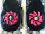 Radeon HD 5770 Referenzkühhler neu (links), HD 5750 zum Vergleich (rechts)