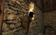 Gothic 3: eine hübsche Fackel vor einer plastischen Wand
