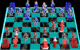 Die Anfänge sind klein, wie bei jedem neu gegründeten Studio: Battle Chess (1988) ist eines der ersten Spiele des jungen Studios. Ganz klassisch, aber mit ansprechender Grafik (hier EGA, Folgescreenshot VGA).
