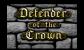 Defender of the Crown 1987 Startbildschirm