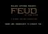 Feud 1987 Startbildschirm