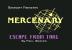 Mercenary 1986 Startbildschirm