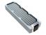 Die Watercool HTF 4 sollen als 140 mm Single, Dual und Triple und zwei Farben erscheinen. Die hier gezeigte weiße Ausführung soll in Serie auch ein passendes, weißes Anschlussterminal erhalten.