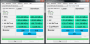  AS SSD Default (Vertex 3 240G links, Vertex 2 120G rechts)