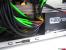 Grashüpfer-Casemod mit grünem Sleeve und Lochblech für das Mainboard (45)