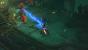 Female Wizard attacks Skeleton King
