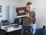 Schon wieder ein Geschenk: Thilo Bayer, auch "Der Meister" genannt, freut sich als Echtzeitstrategie-Fan ganz besonders über die Collector's Edition von Heroes of Might & Magic 6.