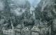 Markath wirkt wie eine Mischung aus Helms Klamm und Bruchtal, was die optische Qualität aber nicht mindert - die sich an den Berg schmiegende Stadt sieht aber nicht nur toll aus, sondern geht auch gehörig auf die CPU