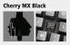 Cherry MX BLACK: Typ: Linear / Akustisches Feedback: Nein / Auslöseweg: 2 mm / Anschlagsweg: 4 mm / Aktivierungsdruck: 60 g / Eigenschaften: Die Schwarzen Cherrys besitzen den höchsten Pressdruck. Der Auslöse- und Freigabepunkt liegt auf derselben Position, das erlaubt schnelle Mehrfachbetätigungen.