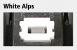 White Alps: Typ: Taktil / Akustisches Feedback: Ja (Klick) / Auslöseweg: K. A. / Anschlagsweg: 3,5 mm / Aktivierungsdruck: 60/70 g / Eigen-schaften: Weiße Alps sind populärer als schwarze Alps. Ihre taktile Rückmeldung ist besser ausgeprägt und sie lassen sich mit weniger Kraft bis zum Anschlag durchdrücken.