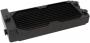 Swiftech MCRX20-QP-Res-Rev2-Radiator mit integriertem Ausgleichsbehälter, hier in der Dual-120-mm-Version.