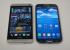 HTC One (links) und Samsung Galaxy S4