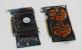 Gigabyte Nvidia GeForce 9800 GT, 512 MiB (links) und Zotac GeForce GTX 760 AMP! Edition, 2 GiB (rechts)