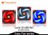 Thermaltake: Produktoffensive mit neuen Gehäusen, Netzteilen und CPU-Kühlern - im Bild: die "Luna"-LED-Lüfter