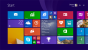 Windows 8.1 mit Startseite inklusive Ein-/Aus-Schalter.
