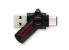 USB-Stick mit USB-A (links) und USB-C-Anschluss (rechts)