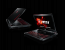 Das GT80 Titan ist das absolut Non-Plus-Ultra-Notebook im Gaming-Bereich. Gleich zwei schnelle GeForce-GTX-980M-Grafikkarten sorgen im SLI-Verbund für 3D-Leistung auf hohem Desktop-Niveau. Als erstes Gaming-Notebook überhaupt ist das 18,3"-Modell mit einer mechanischen Gaming-Tastatur von SteelSeries ausgestattet. Cherry Schalter (Switches) der Sorte MX Braun sorgen für einen klaren und angenehmen Anschlag sowie lange Lebensdauer. Ein Core-i7-Quad-Core-Prozessor, bis zu 32 GByte Arbeitsspeicher und eine große Festplatte plus bis zu vier M.2 SSDs im Super RAID machen im GT80 ordentlich Dampf. Die starke Cooler Boost 3 Kühlung sorgt trotz der starken Komponenten für niedrige Temperaturen und leises Betriebsgeräusch. Ein Pluspunkt ist die leichte Erreichbarkeit der Komponenten zur Wartung und zum Aufrüsten.